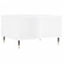 Mesa de centro madera contrachapada blanco brillo 60x50x36,5