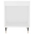 Mesita de noche madera contrachapada blanco 40x35x50