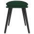 Reposapiés de tela verde oscuro 45x29,5x35