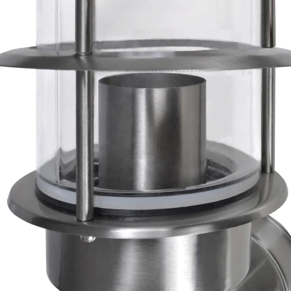 Lámpara de pared de exterior de acero