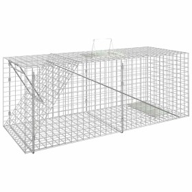 Trampa para animales hierro galvanizado 64,5x25x26,5