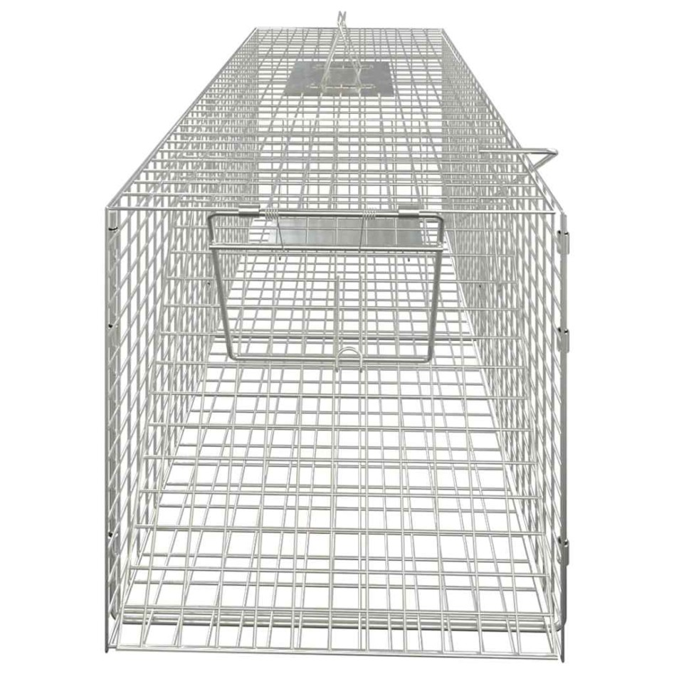 Trampa para animales hierro galvanizado 64,5x25x26,5
