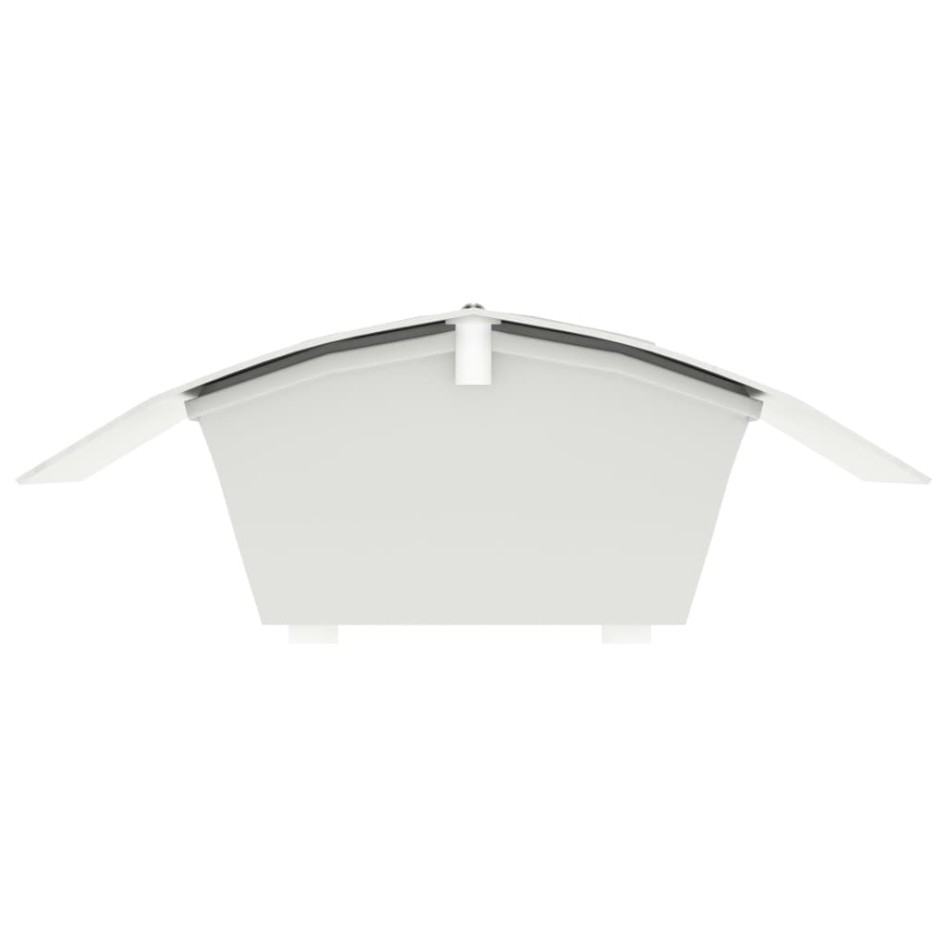 2 Apliques de exterior, lámparas de pared de acero