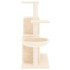 Rascador para gatos con postes de sisal color crema 83