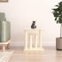 Postes rascadores para gatos con plataformas crema 50