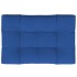 Cojín para sofá de palets de tela azul 120x80x12
