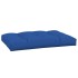 Cojín para sofá de palets de tela azul 120x80x12