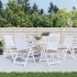 Cojines de silla de jardín 6 uds tela Oxford taupé 40x40x3