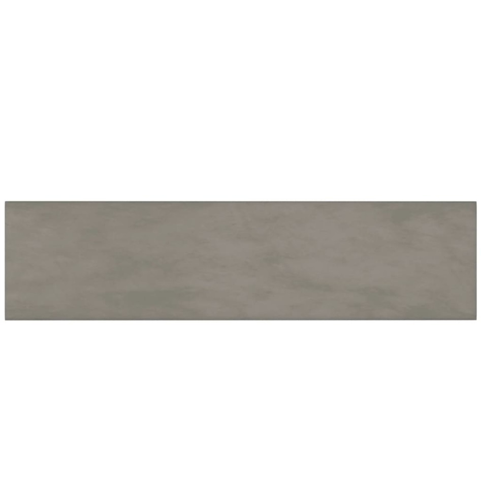 Paneles de pared 12 uds terciopelo gris claro 60x15 cm 1,08