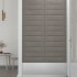 Paneles de pared 12 uds terciopelo gris claro 60x15 cm 1,08