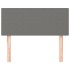 Cabecero de tela gris oscuro 80x5x78/88