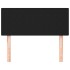 Cabecero de tela negro 90x5x78/88