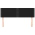 Cabeceros 2 unidades tela negro 72x5x78/88