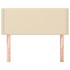 Cabecero de tela color crema 90x5x78/88