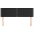 Cabeceros 2 unidades cuero sintético negro 72x5x78/88