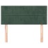 Cabecero de terciopelo verde oscuro 90x5x78/88