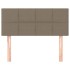 Cabecero de tela gris taupe 100x5x78/88