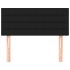 Cabecero de tela negro 80x5x78/88