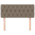 Cabecero de tela gris taupe 100x7x78/88