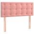 Cabecero de terciopelo rosa 80x5x78/88