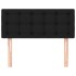 Cabecero de tela negro 80x5x78/88