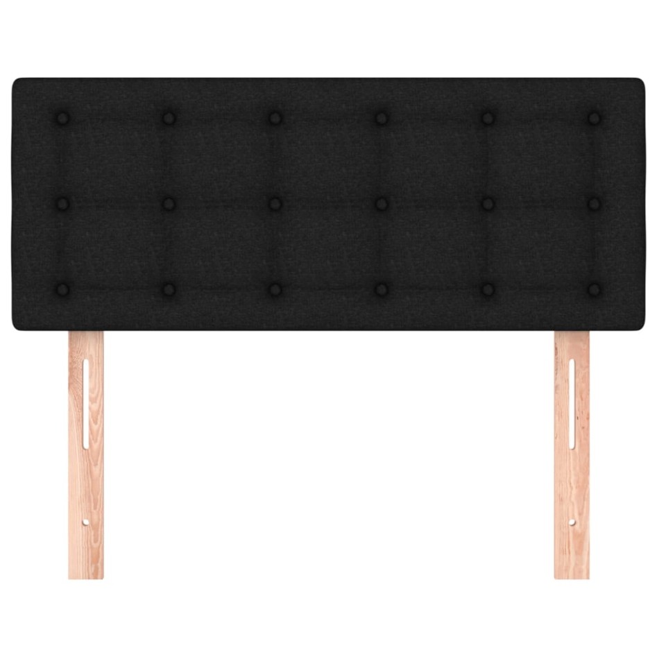 Cabecero de tela negro 80x5x78/88