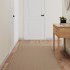 Alfombra de pasillo con aspecto de sisal color arena 80x200