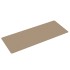 Alfombra de pasillo con aspecto de sisal color arena 80x200
