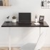 Tablero mesa madera tratada roble borde vivo marrón 100x60x2