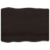Tablero mesa madera tratada borde vivo marrón 80x60x(2-6)