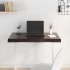 Tablero mesa madera tratada borde vivo marrón 80x60x(2-6)