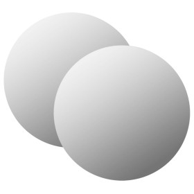 Espejos de pared redondos 2 unidades vidrio 50