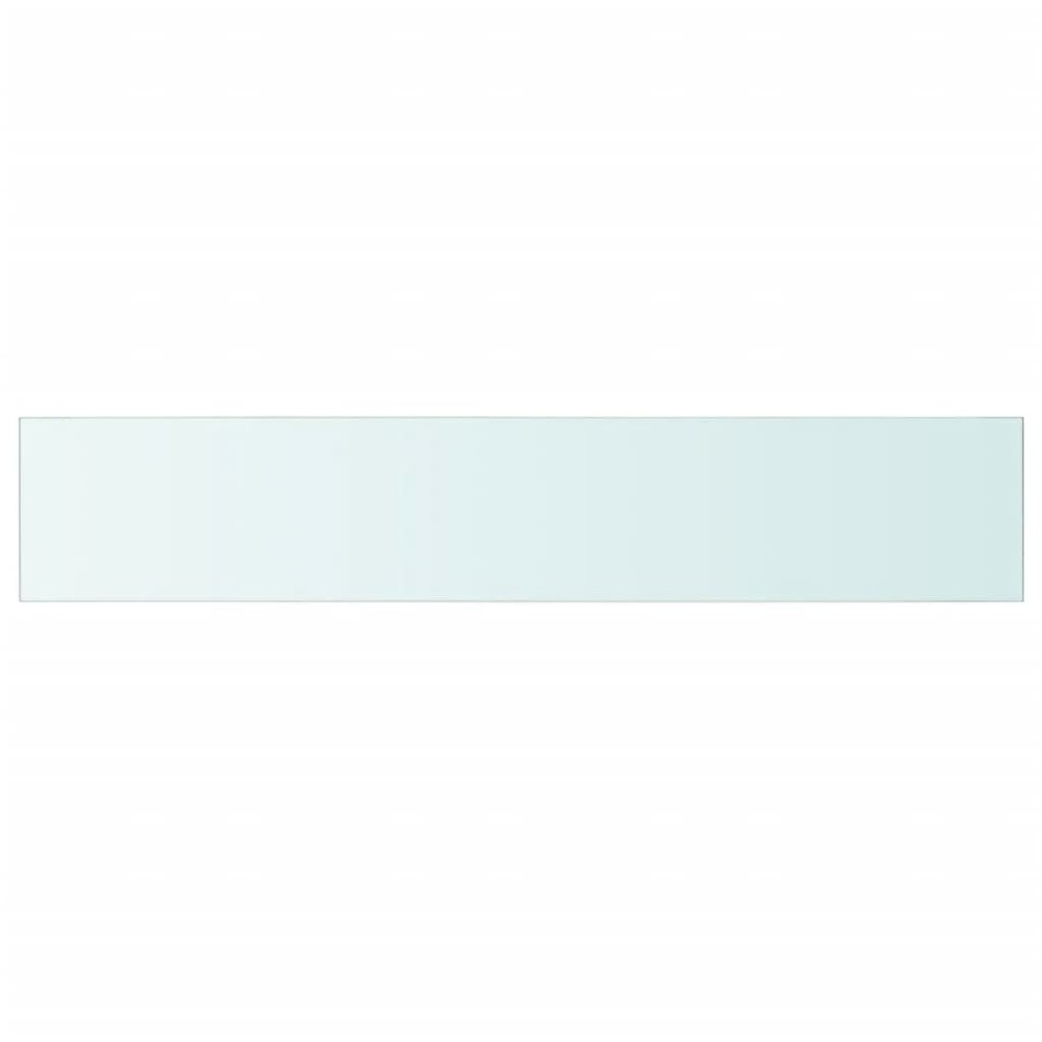 Estantes 2 unidades panel de vidrio transparente 110x20