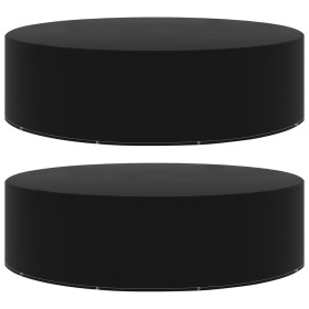 Funda de muebles de jardín 2 uds 10 ojales 205x70