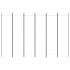 Biombo divisor de 6 paneles de tela blanco 300x200