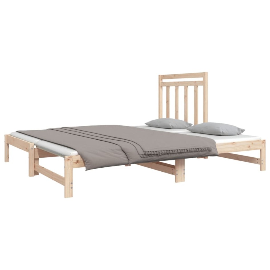 Sofá cama extraíble madera maciza de pino 2x(90x190)