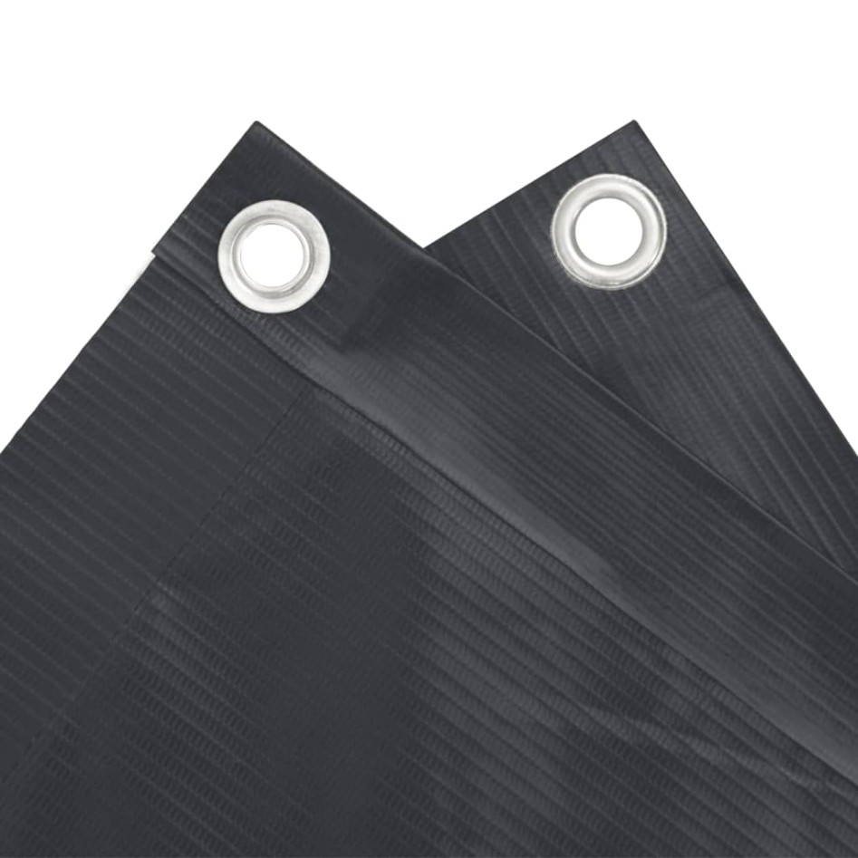 Toldo para balcón tela oxford gris antracita 120x500