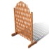 Valla enrejada de madera maciza 180x100
