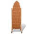 Valla enrejada de madera maciza 180x100