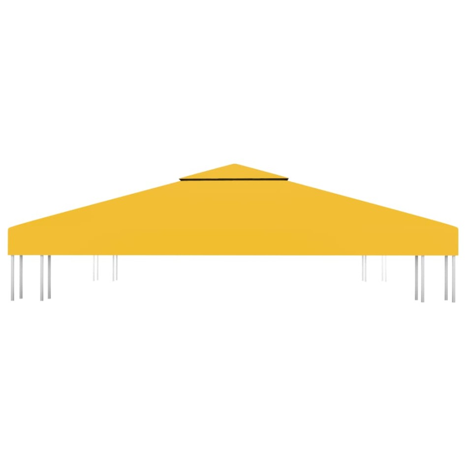 Toldo de cenador 2 niveles 310 g/m² 3x3 m