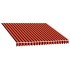 Toldo de lona naranja y marrón 300x250