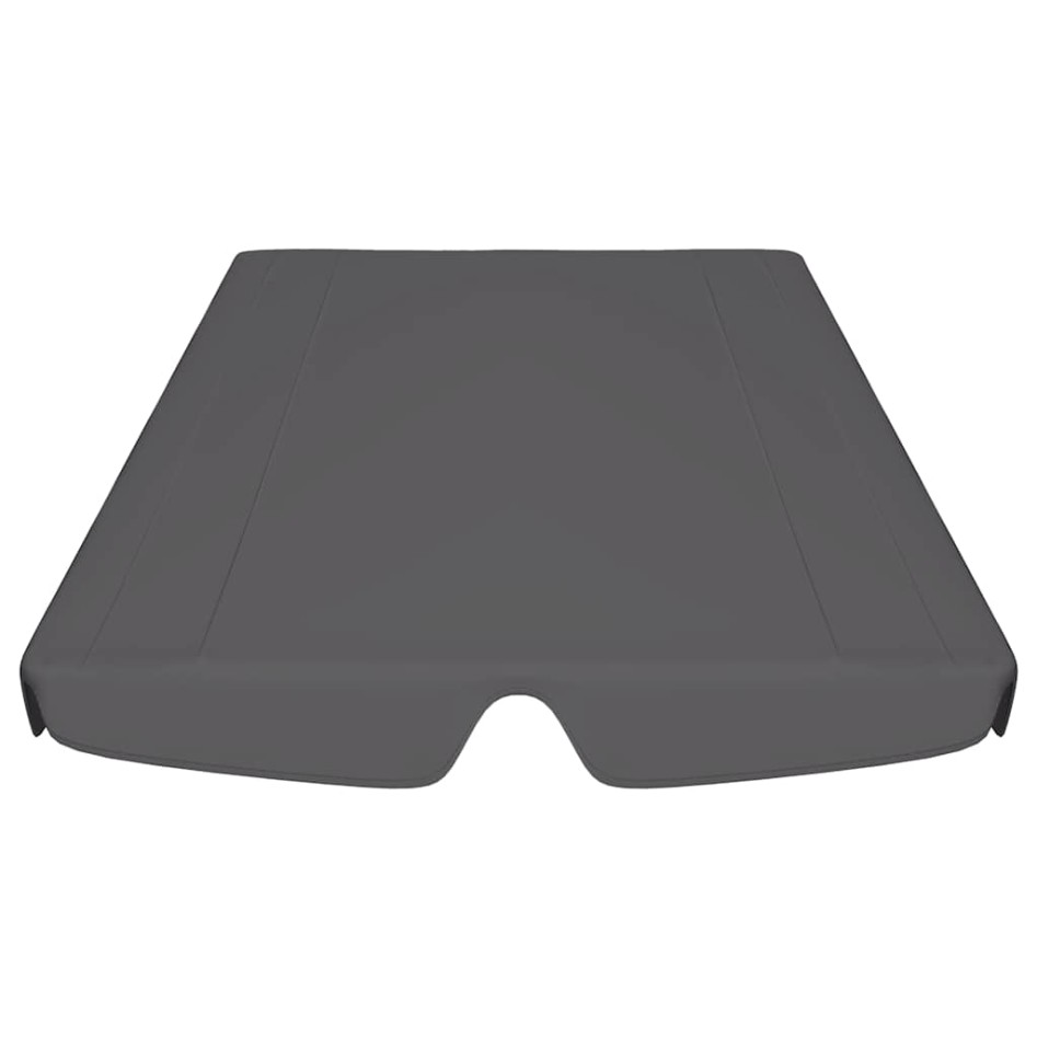 Dosel de repuesto columpio jardín antracita 188/168x145/110