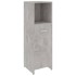 Armario de baño madera contrachapada gris hormigón 30x30x95