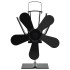 Ventilador de estufa accionado por calor 5 aspas