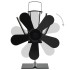Ventilador de estufa accionado por calor 5 aspas