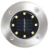 Lámparas solares de suelo 8 unidades luces LED