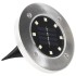 Lámparas solares de suelo 8 unidades luces LED