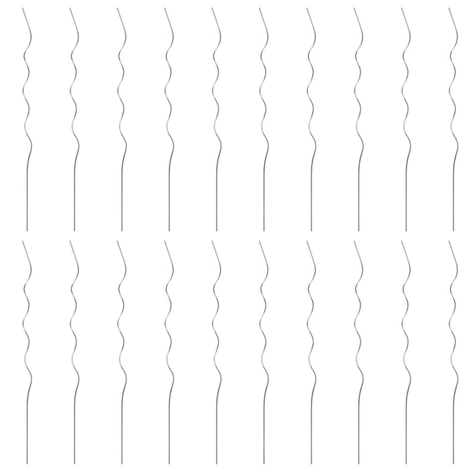 Soporte para planta espiral 20 unidades 110cm acero