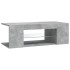 Mueble de TV con luces LED gris hormigón 90x39x30