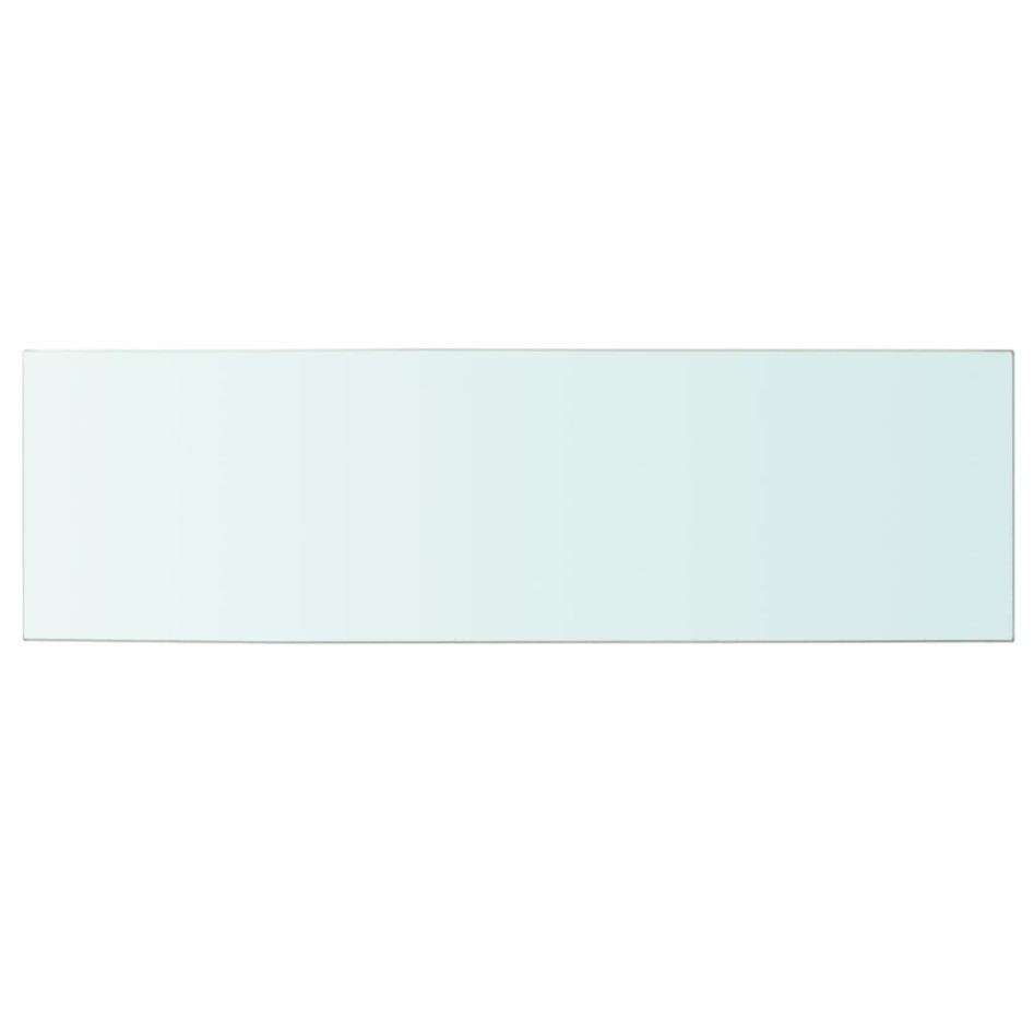 Panel de estante vidrio claro 100x30